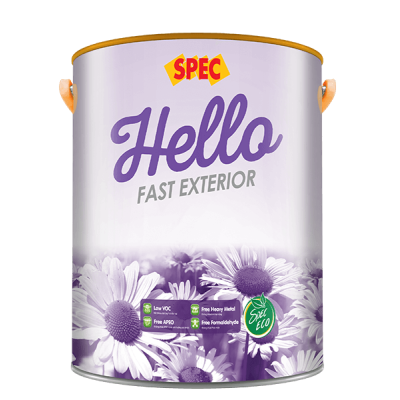 SPEC HELLO FAST EXTERIOR - SƠN NƯỚC NGOẠI THẤT LÁNG MỜ 