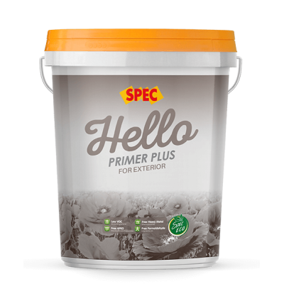 SPEC HELLO PRIMER PLUS FOR EXTERIOR - SƠN LÓT NGOẠI THẤT SIÊU KHÁNG KIỀN VÀ KHÁNG MUỐI