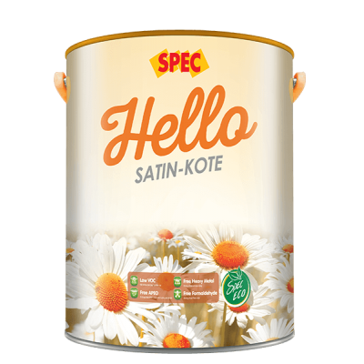 SPEC HELLO SATIN - KOTE - SƯƠN NƯỚC NGOẠI THẤT SATINI