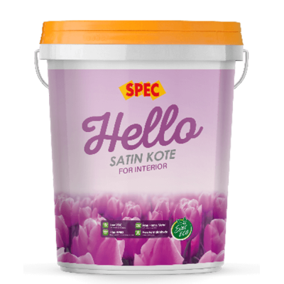 SPEC HELLO SATIN KOTE FOR INTERIOR - SƠN NƯỚC NỘI THẤT SATIN