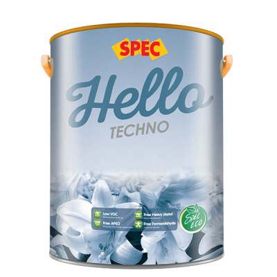 SPEC HELLO TECHNO - SƠN NGOẠI THẤT CAO CẤP CHỐNG THẤM & CHỐNG RẠN NỨT